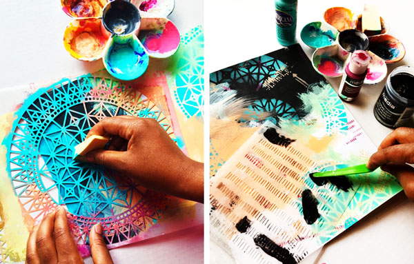 激光鏤空機(jī)能大大提高塑料手繪模板的生產(chǎn)效率！